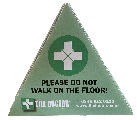 Safety Triangle - Do not walk on the floor